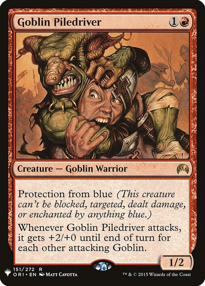 Goblin Piledriver (151) [LIST] - MTG Single