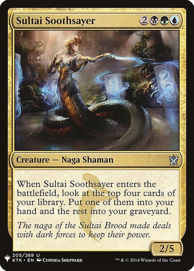 Sultai Soothsayer (205) [LIST] - MTG Single