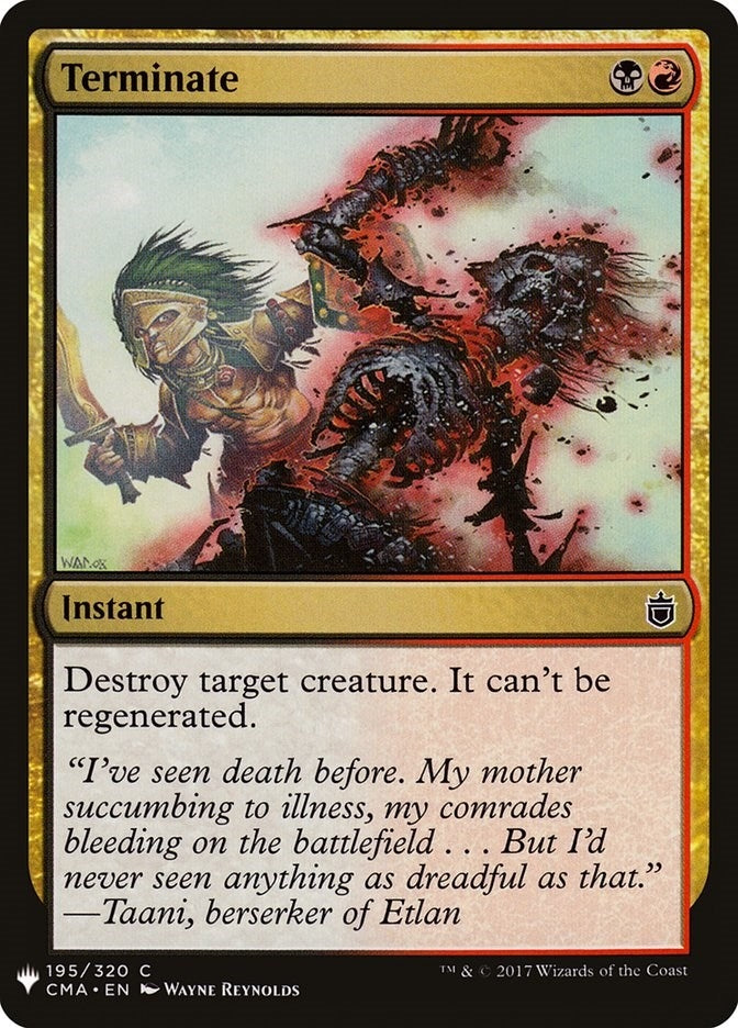 Terminate (CMA) (195) [LIST] - MTG Single