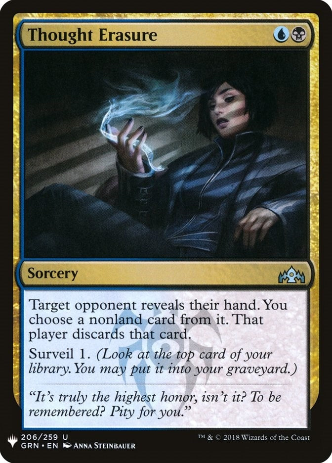 Thought Erasure (206) [LIST] - MTG Single