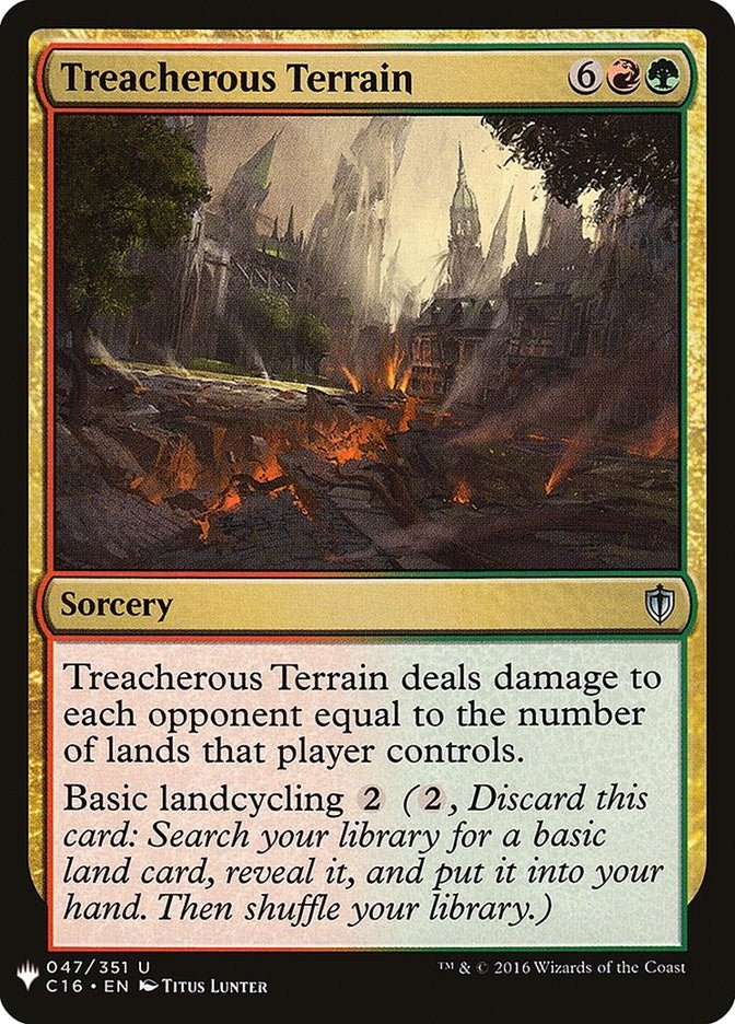 Treacherous Terrain (47) [LIST] - MTG Single