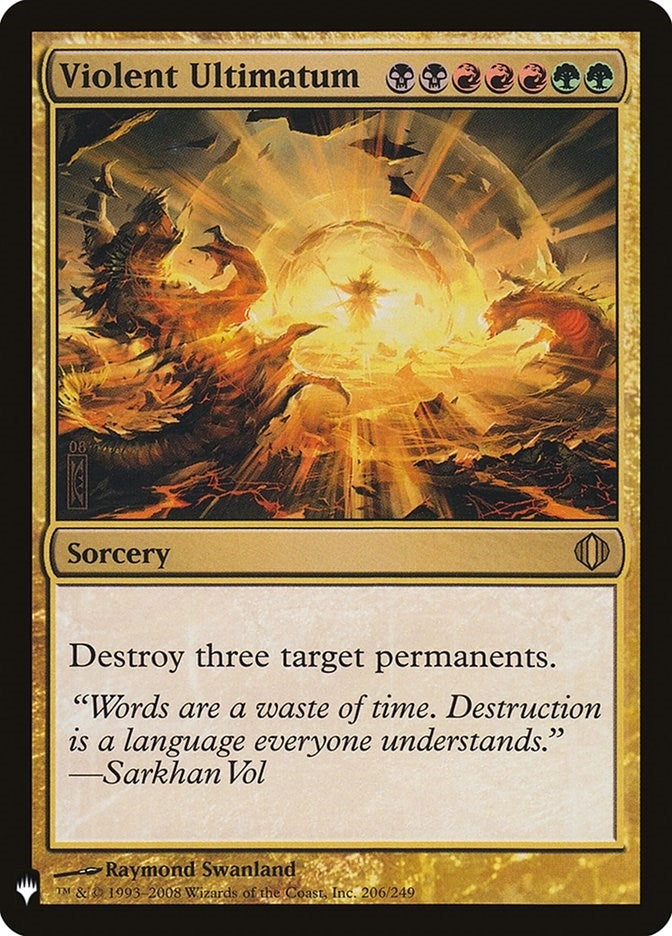 Violent Ultimatum (206) [LIST] - MTG Single