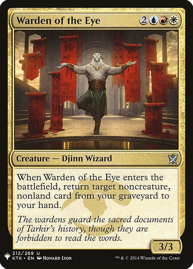 Warden of the Eye (212) [LIST] - MTG Single