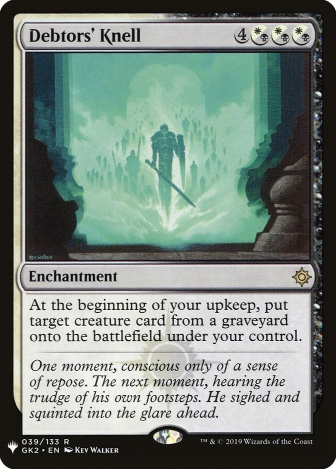 Debtors’ Knell (39) [LIST] - MTG Single