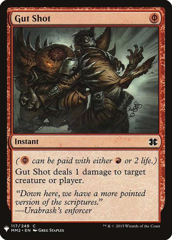 Gut Shot (117) [LIST] - MTG Single