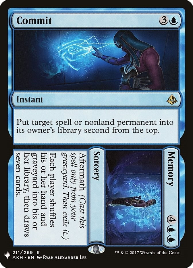 Commit // Memory (211) [LIST] - MTG Single