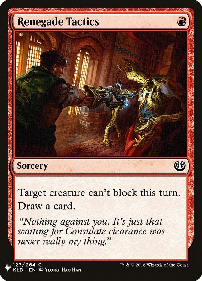 Renegade Tactics (127) [LIST] - MTG Single