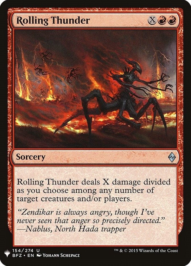 Rolling Thunder (154) [LIST] - MTG Single