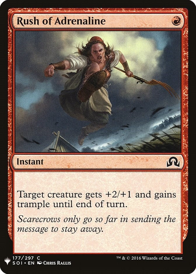 Rush of Adrenaline (177) [LIST] - MTG Single