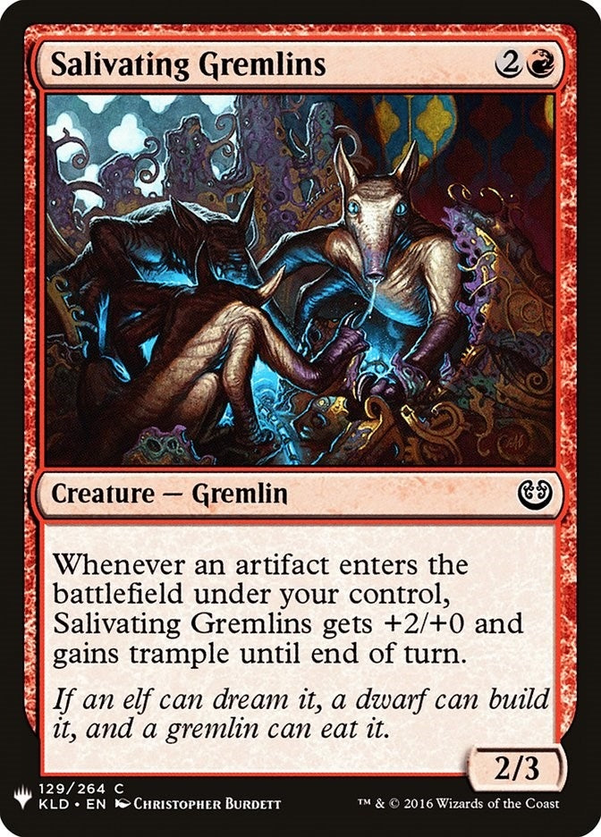 Salivating Gremlins (129) [LIST] - MTG Single
