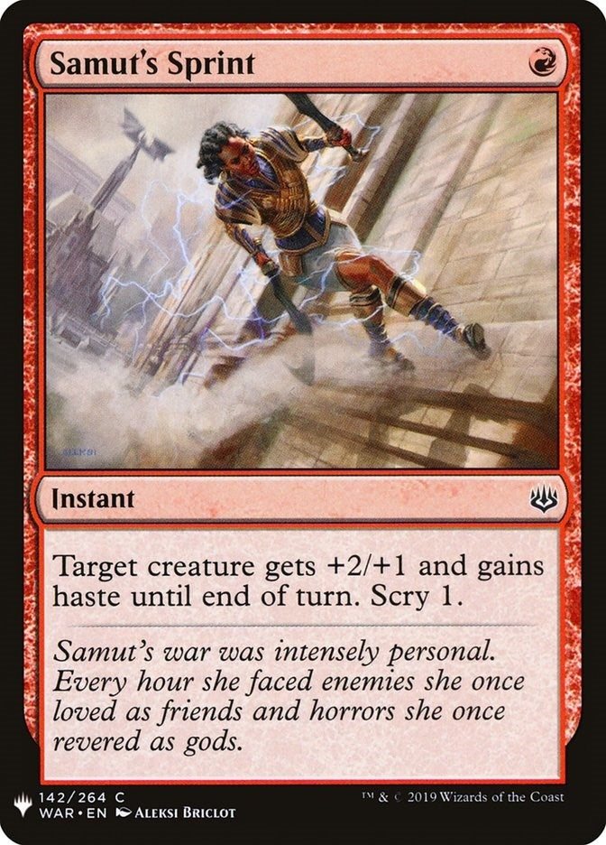 Samut’s Sprint (142) [LIST] - MTG Single