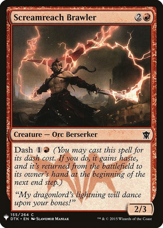 Screamreach Brawler (155) [LIST] - MTG Single