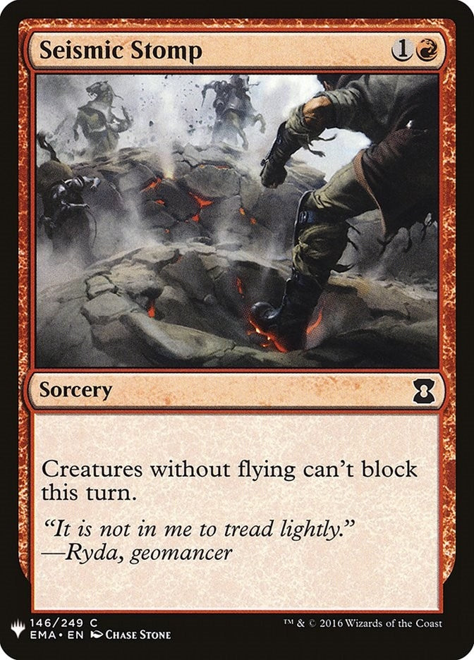 Seismic Stomp (146) [LIST] - MTG Single