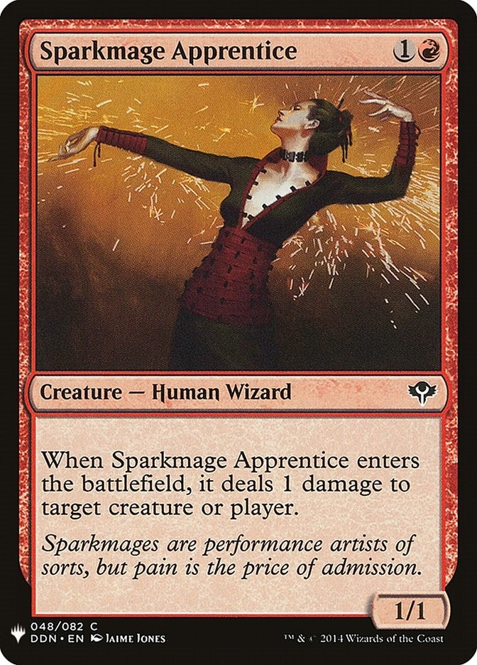 Sparkmage Apprentice (48) [LIST] - MTG Single