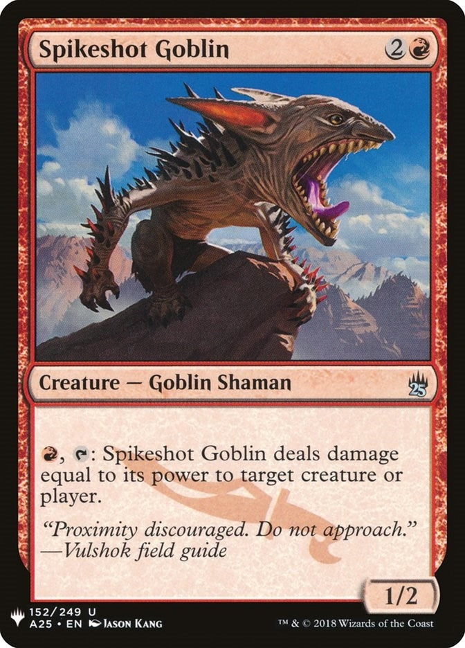 Spikeshot Goblin (152) [LIST] - MTG Single