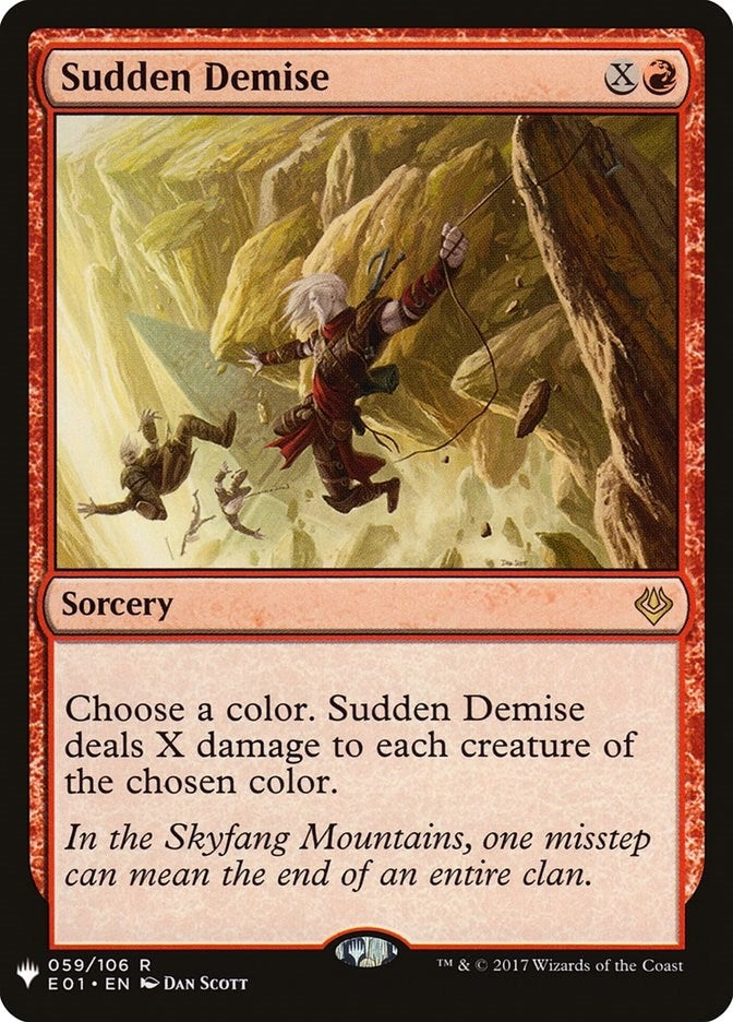 Sudden Demise (59) [LIST] - MTG Single