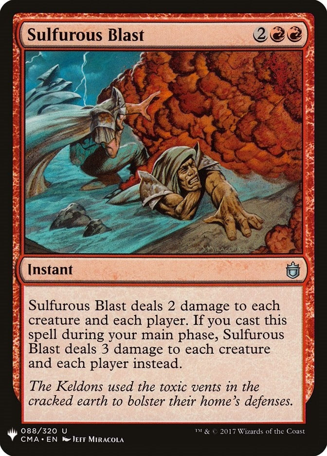 Sulfurous Blast (88) [LIST] - MTG Single