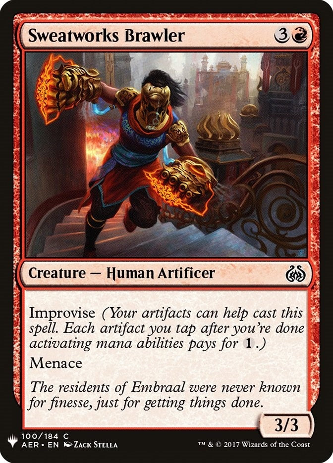 Sweatworks Brawler (100) [LIST] - MTG Single
