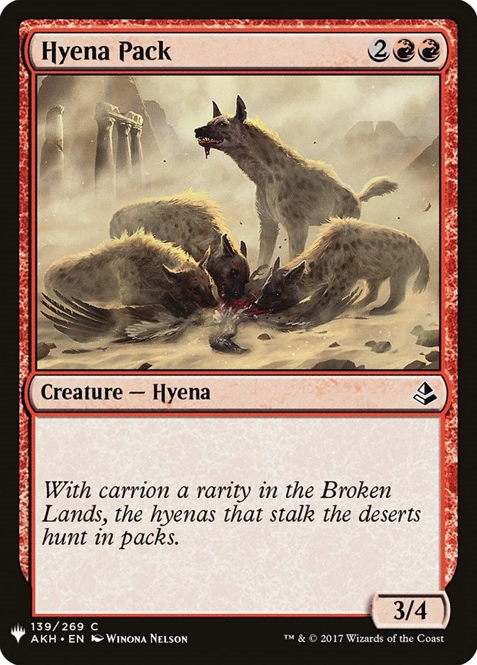 Hyena Pack (139) [LIST] - MTG Single