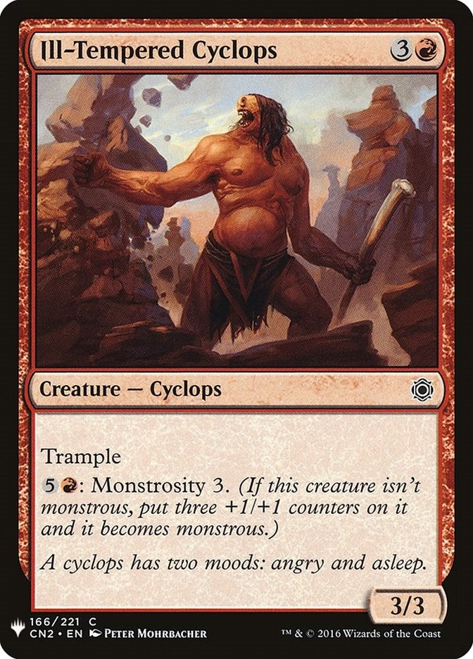 Ill-Tempered Cyclops (166) [LIST] - MTG Single