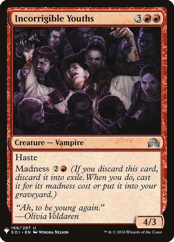 Incorrigible Youths (166) [LIST] - MTG Single
