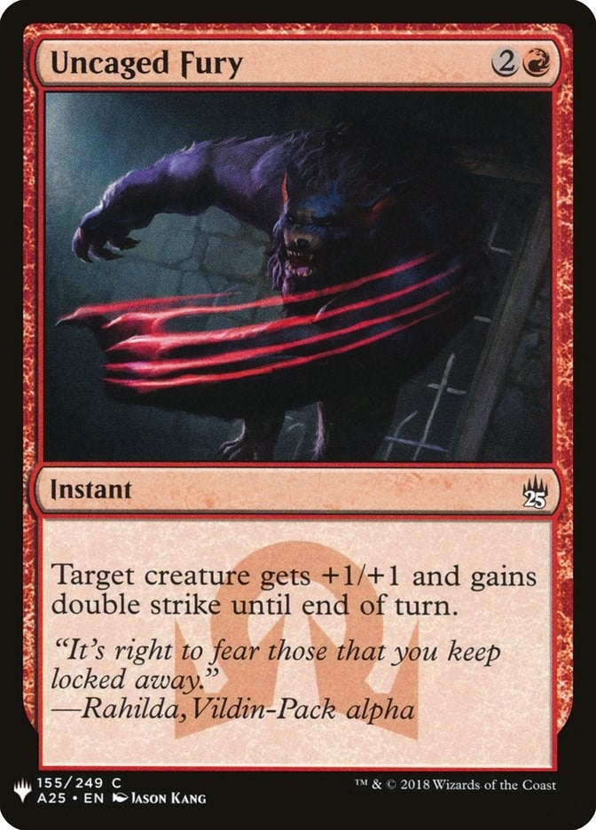 Uncaged Fury (155) [LIST] - MTG Single