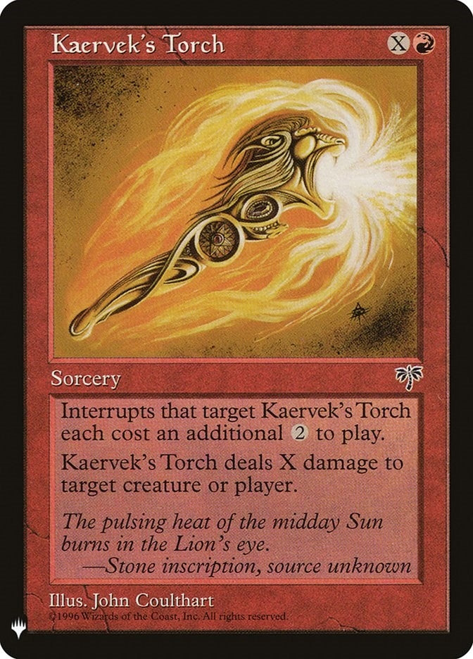 Kaervek’s Torch (185) [LIST] - MTG Single