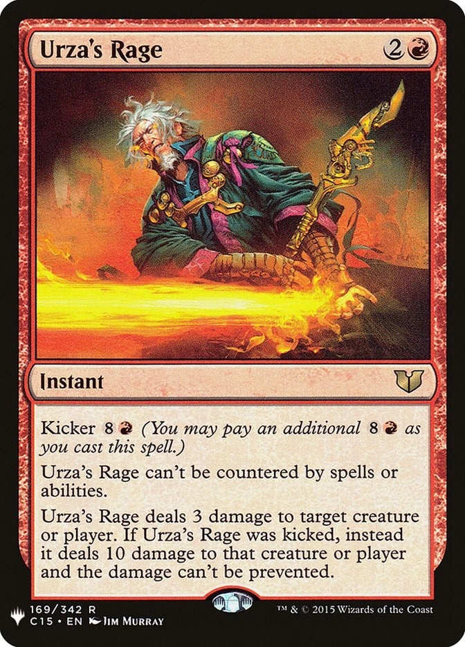 Urza’s Rage (169) [LIST] - MTG Single