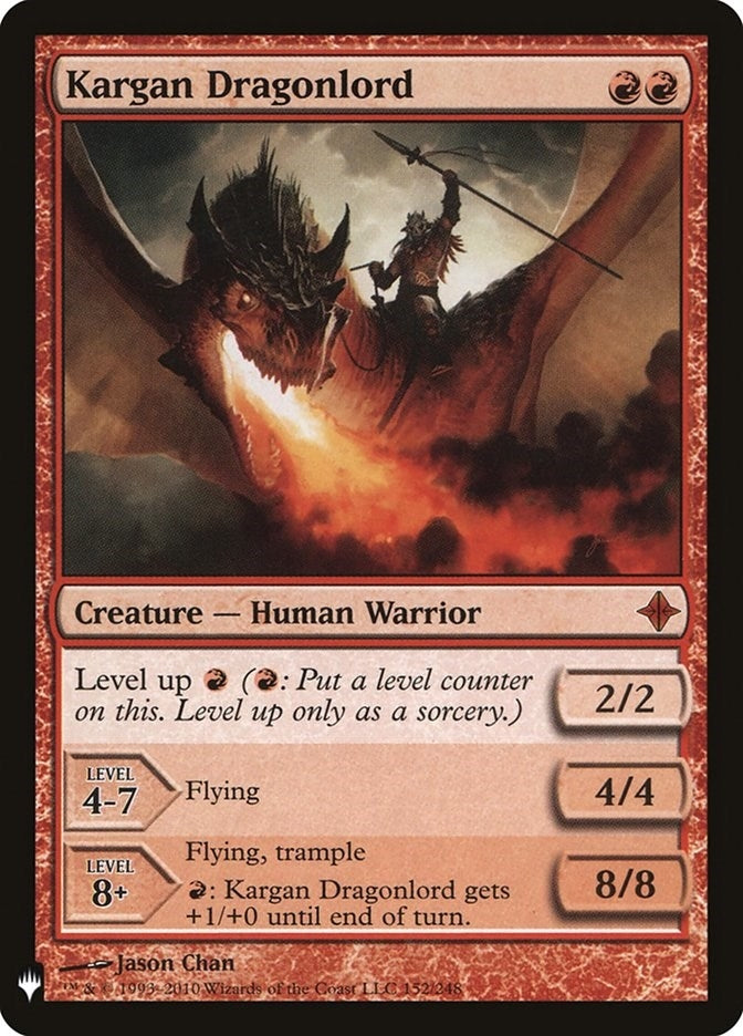 Kargan Dragonlord (152) [LIST] - MTG Single