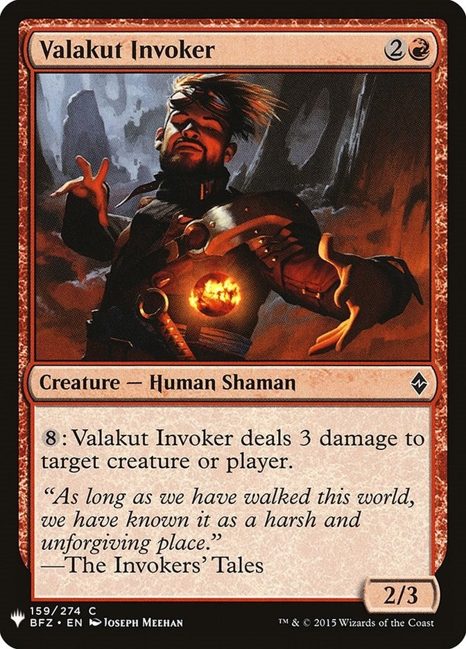 Valakut Invoker (159) [LIST] - MTG Single