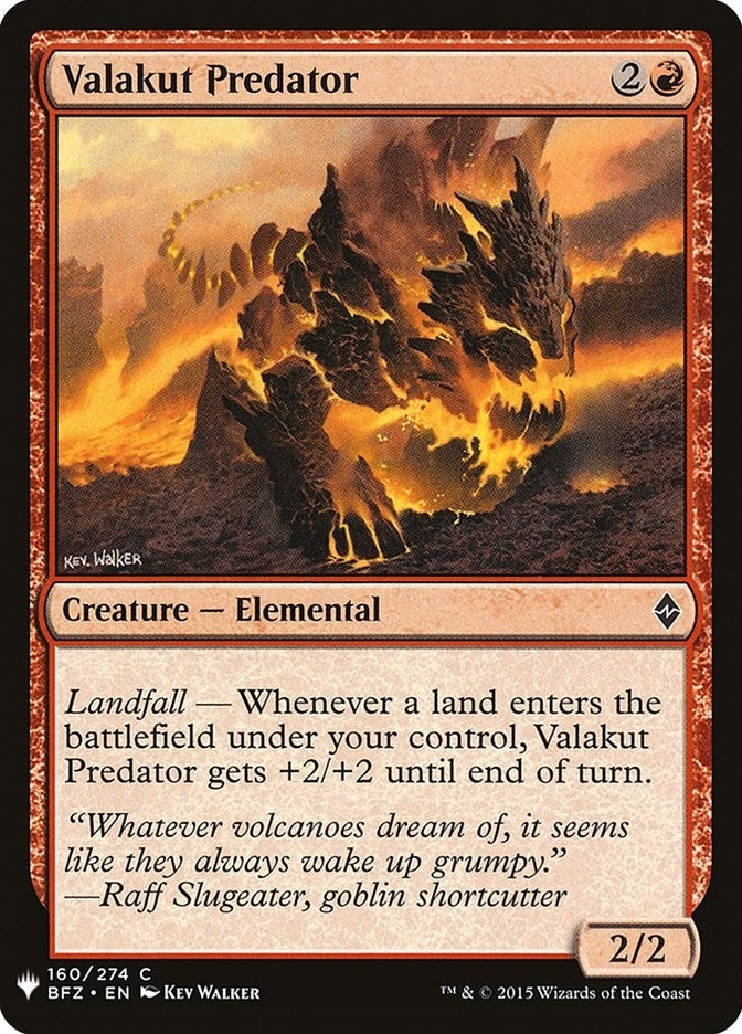 Valakut Predator (160) [LIST] - MTG Single