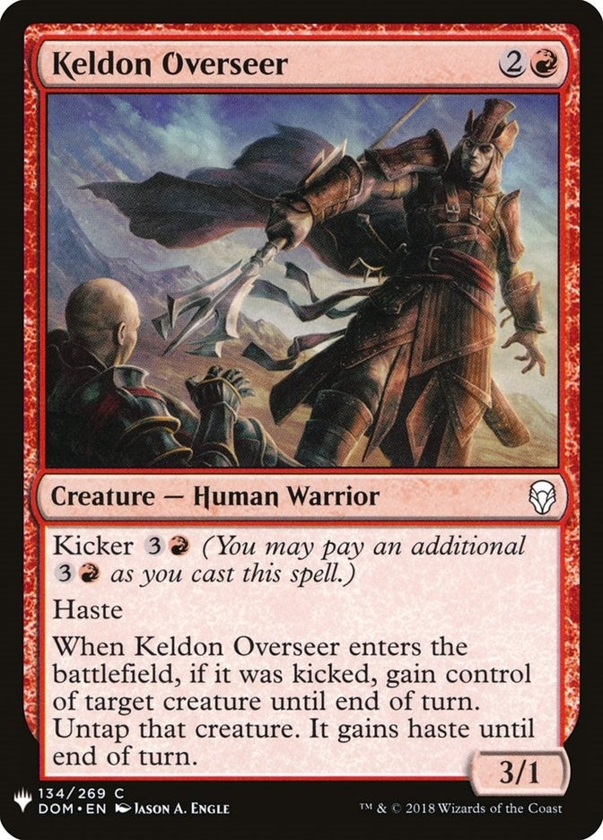 Keldon Overseer (134) [LIST] - MTG Single