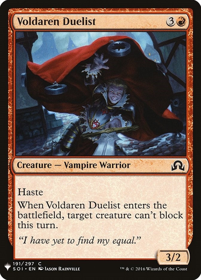 Voldaren Duelist (191) [LIST] - MTG Single