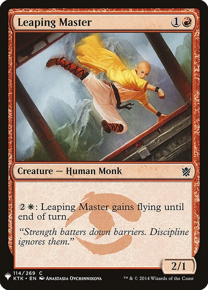 Leaping Master (114) [LIST] - MTG Single