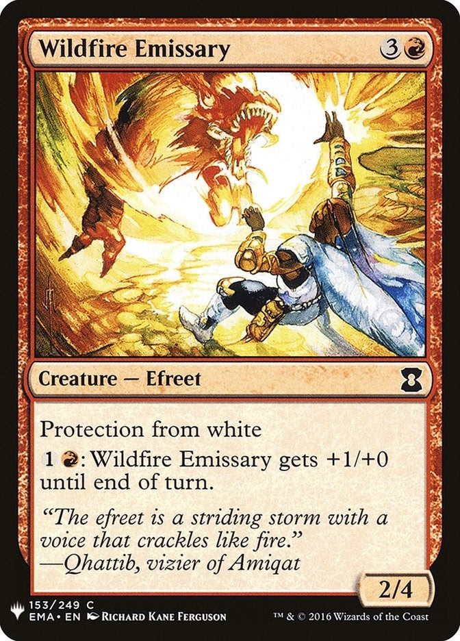 Wildfire Emissary (153) [LIST] - MTG Single
