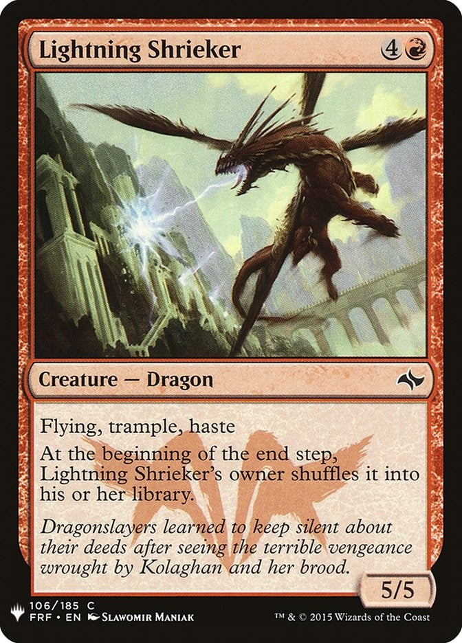 Lightning Shrieker (106) [LIST] - MTG Single