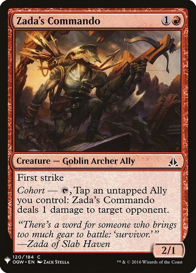 Zada’s Commando (120) [LIST] - MTG Single