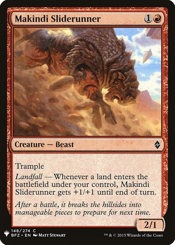 Makindi Sliderunner (148) [LIST] - MTG Single