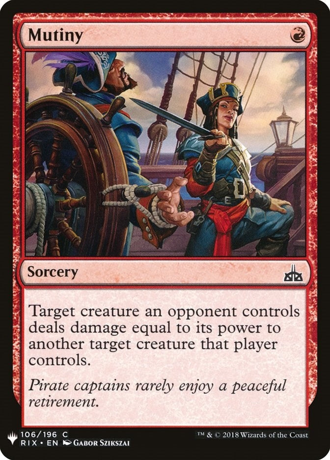 Mutiny (106) [LIST] - MTG Single