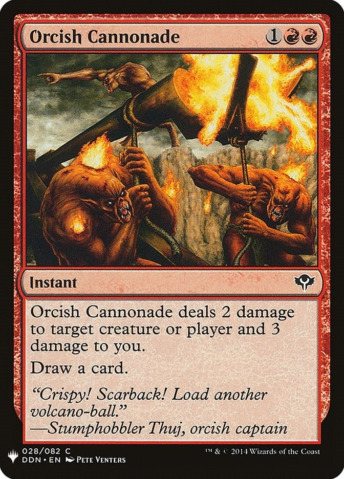Orcish Cannonade (28) [LIST] - MTG Single