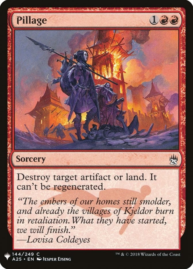 Pillage (144) [LIST] - MTG Single