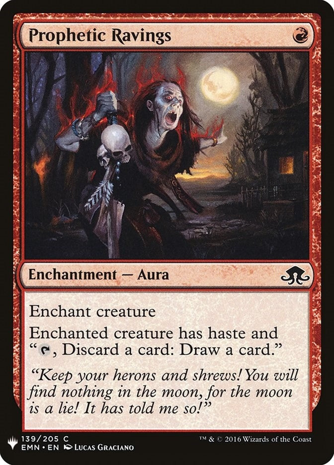Prophetic Ravings (139) [LIST] - MTG Single