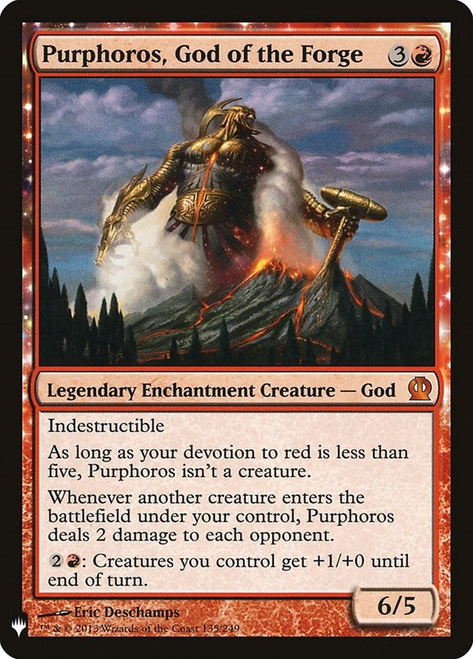 Purphoros God of the Forge (135) [LIST] - MTG Single