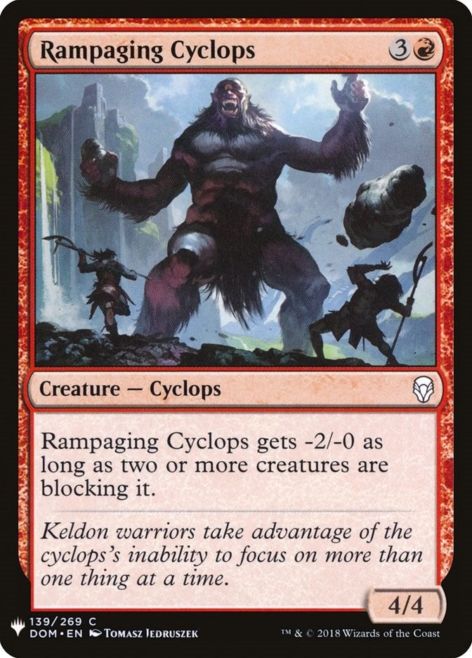 Rampaging Cyclops (139) [LIST] - MTG Single