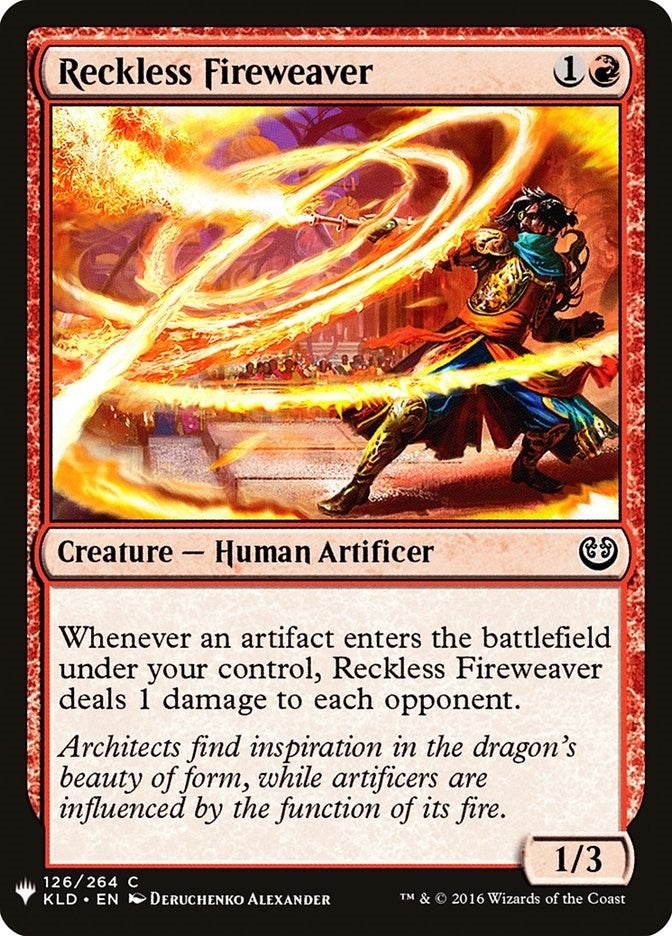 Reckless Fireweaver (126) [LIST] - MTG Single