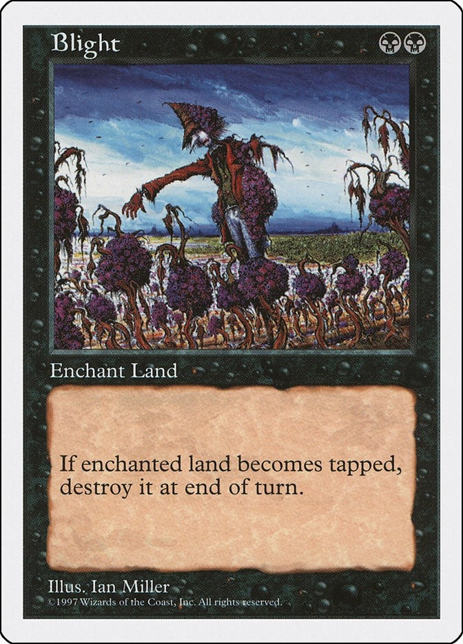 Blight [5ED] - MTG Single