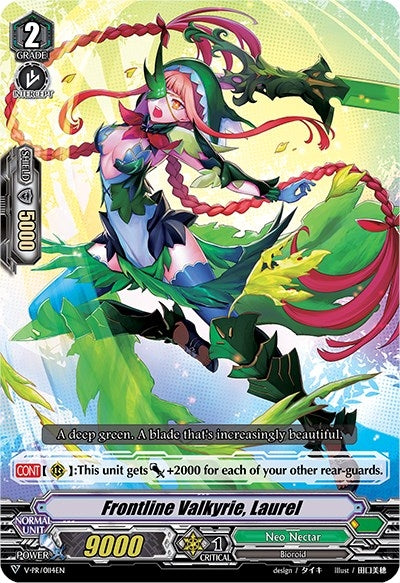 Frontline Valkyrie Laurel (RRR Foil) (114) [VPR] - Cardfight Vanguard Single