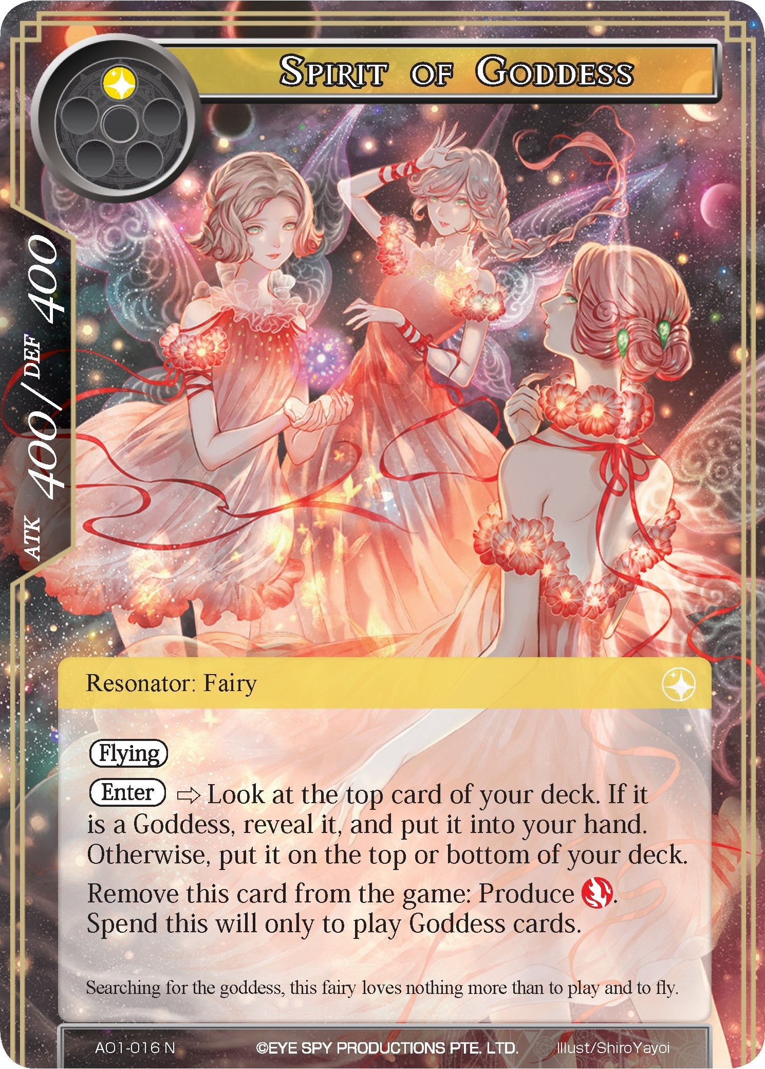 Spirit of Goddess (1016) [AO1] - Force of Will Single