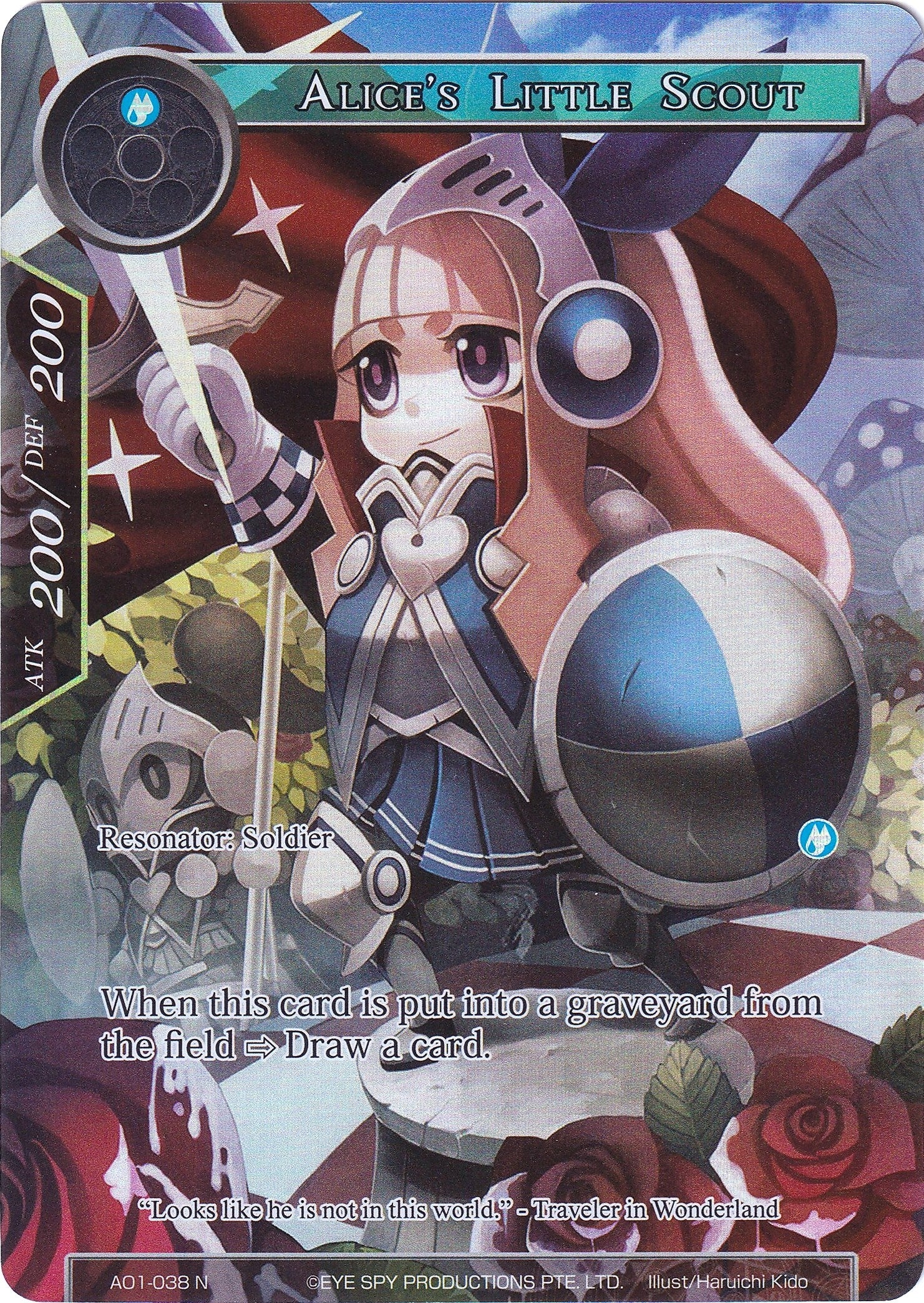 Alice’s Little Scout (Full Art) (1038) [AO1] - Force of Will Single