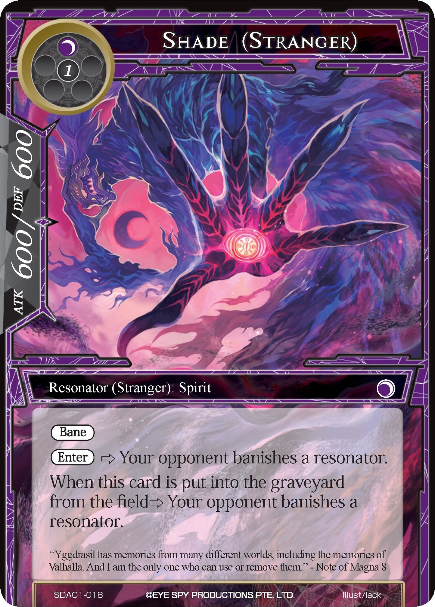Shade (Stranger) (1018) [AOSD1] - Force of Will Single